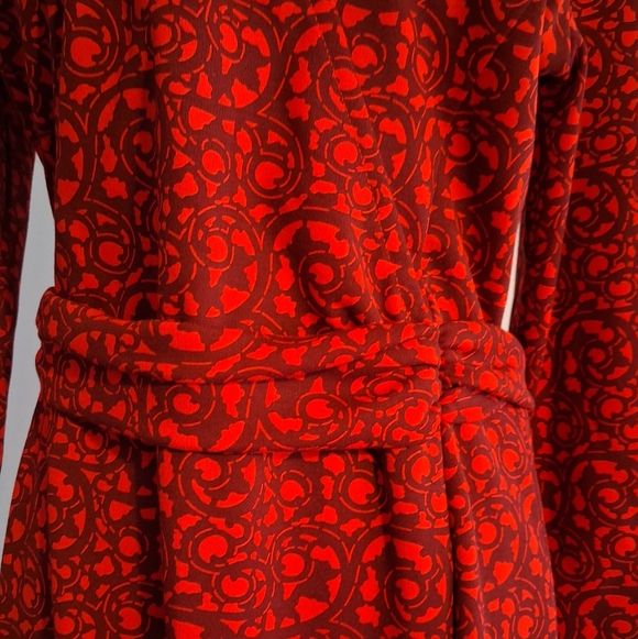 Red Patterned Dress - Picture 5 of 12